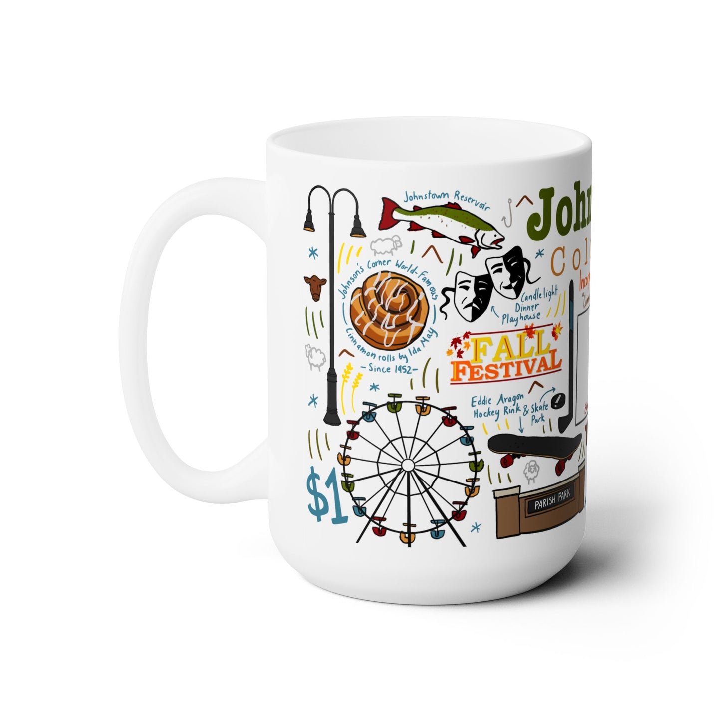 Johnstown Colorado - Ceramic Mug 15oz