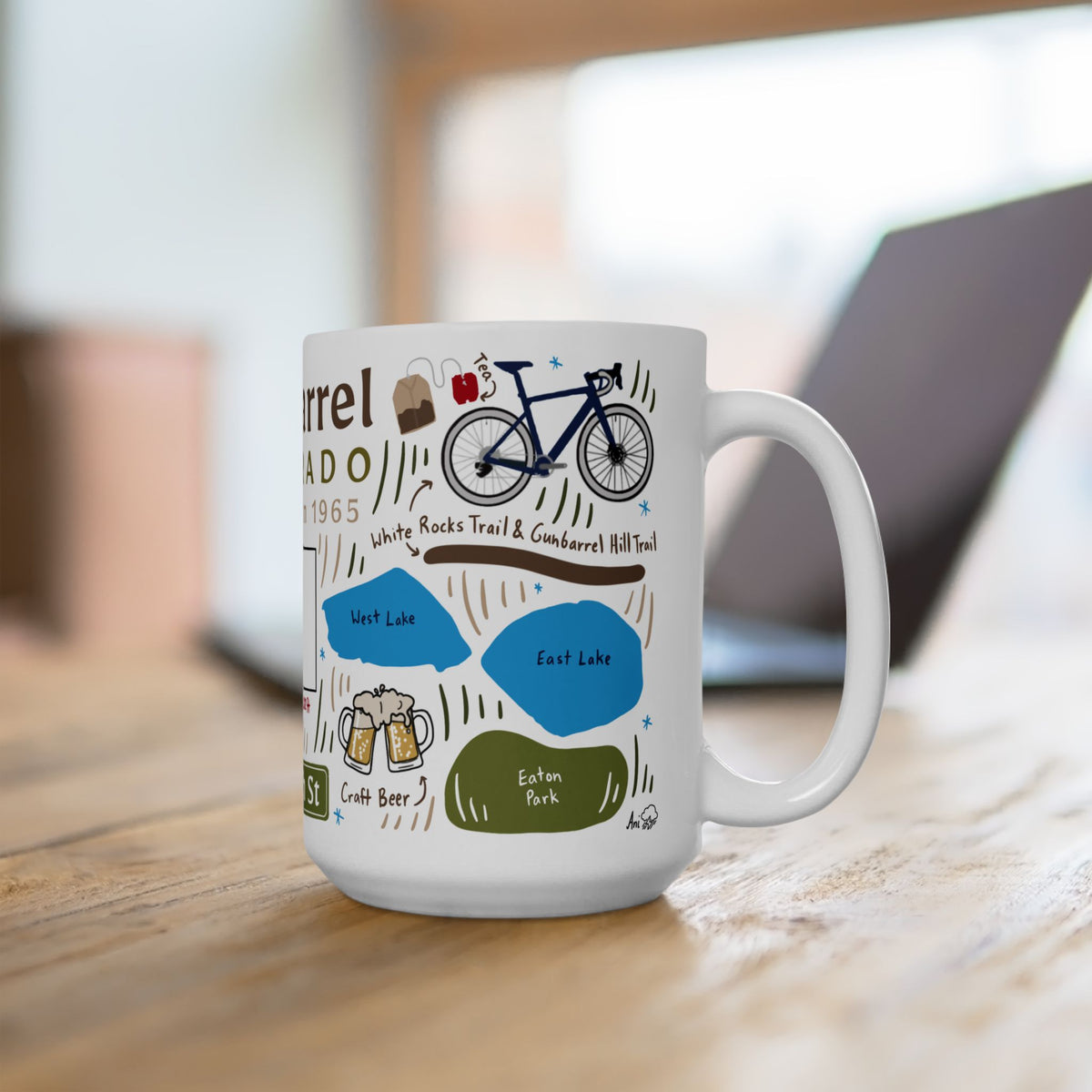 Gunbarrel Colorado - Ceramic Mug 15oz