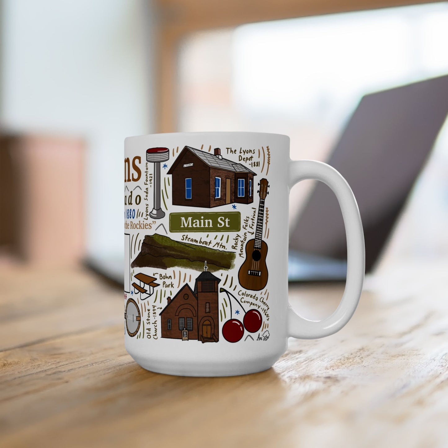 Lyons Colorado - Ceramic Mug 15oz