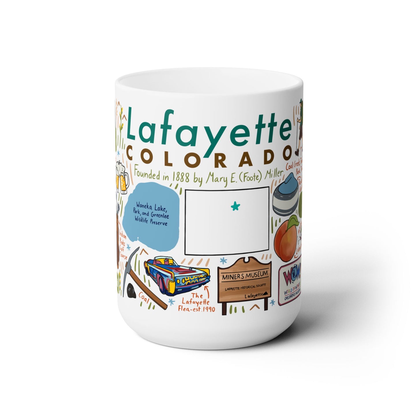Lafayette - Ceramic Mug 15oz