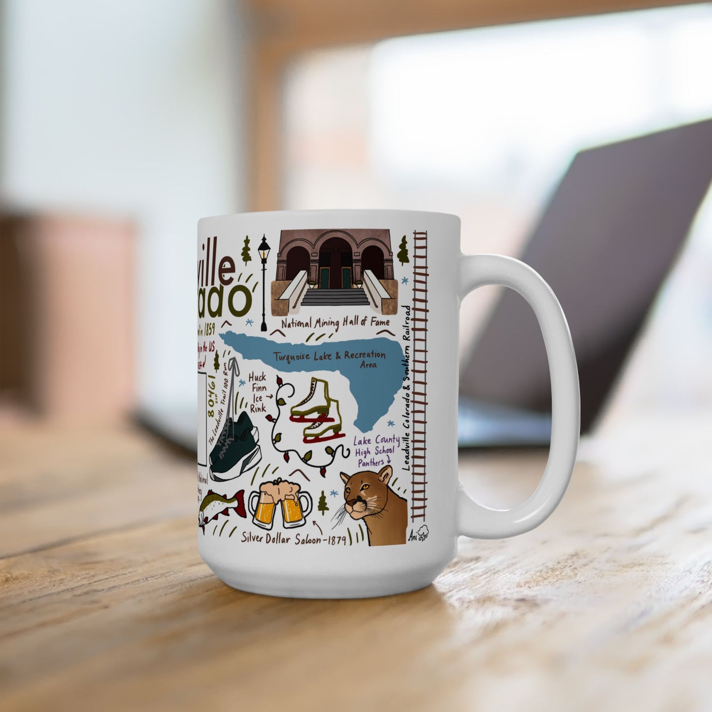 Leadville Colorado - Ceramic Mug 15oz