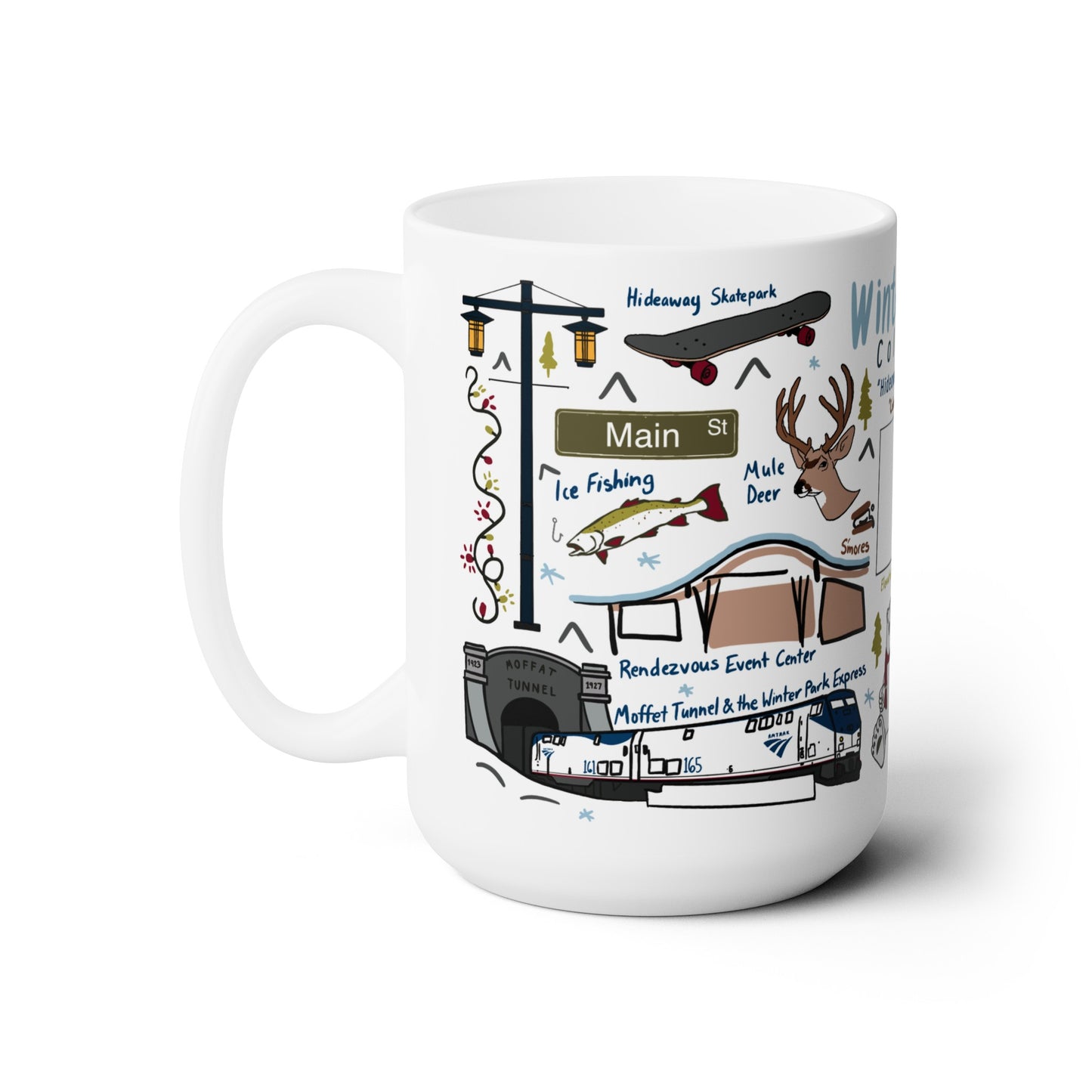 Winter Park Colorado - Ceramic Mug 15oz