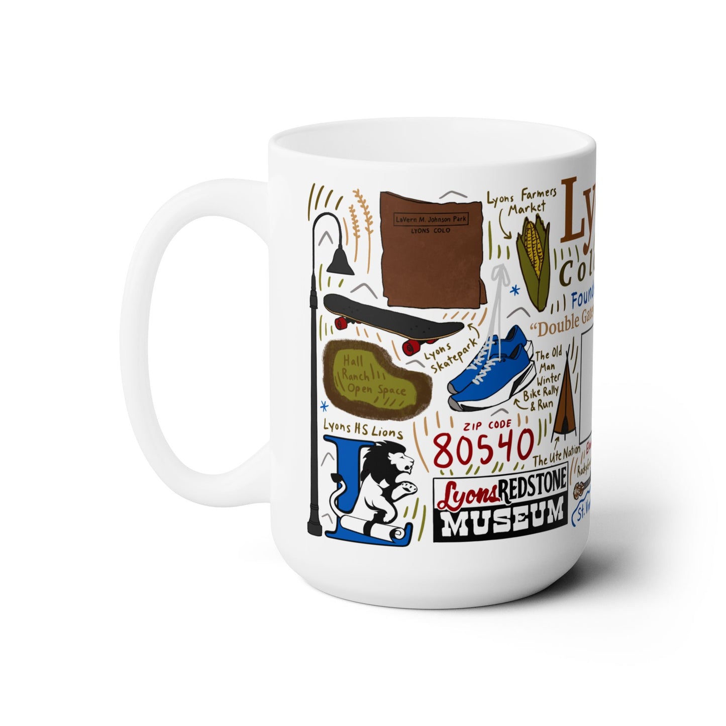 Lyons Colorado - Ceramic Mug 15oz