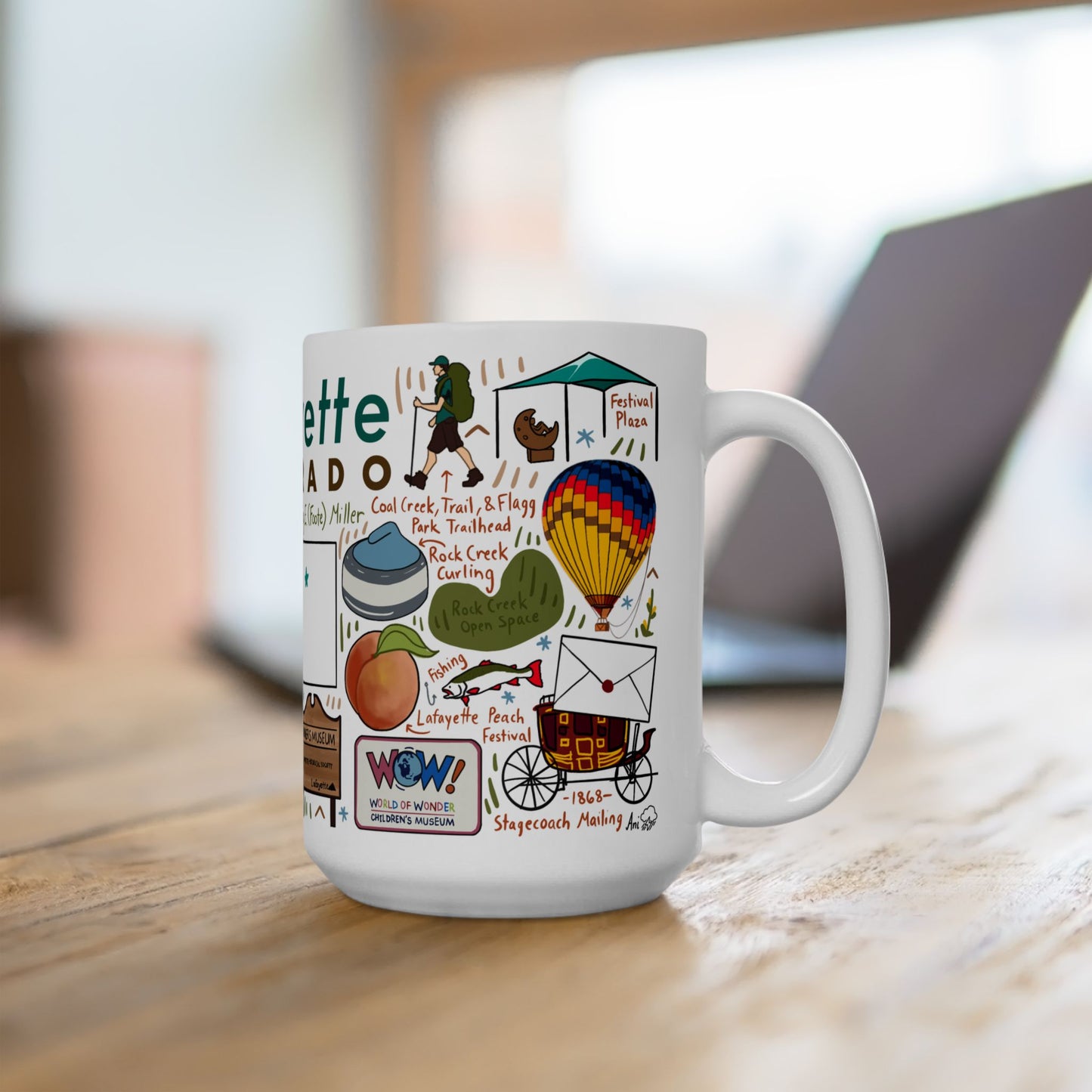 Lafayette - Ceramic Mug 15oz