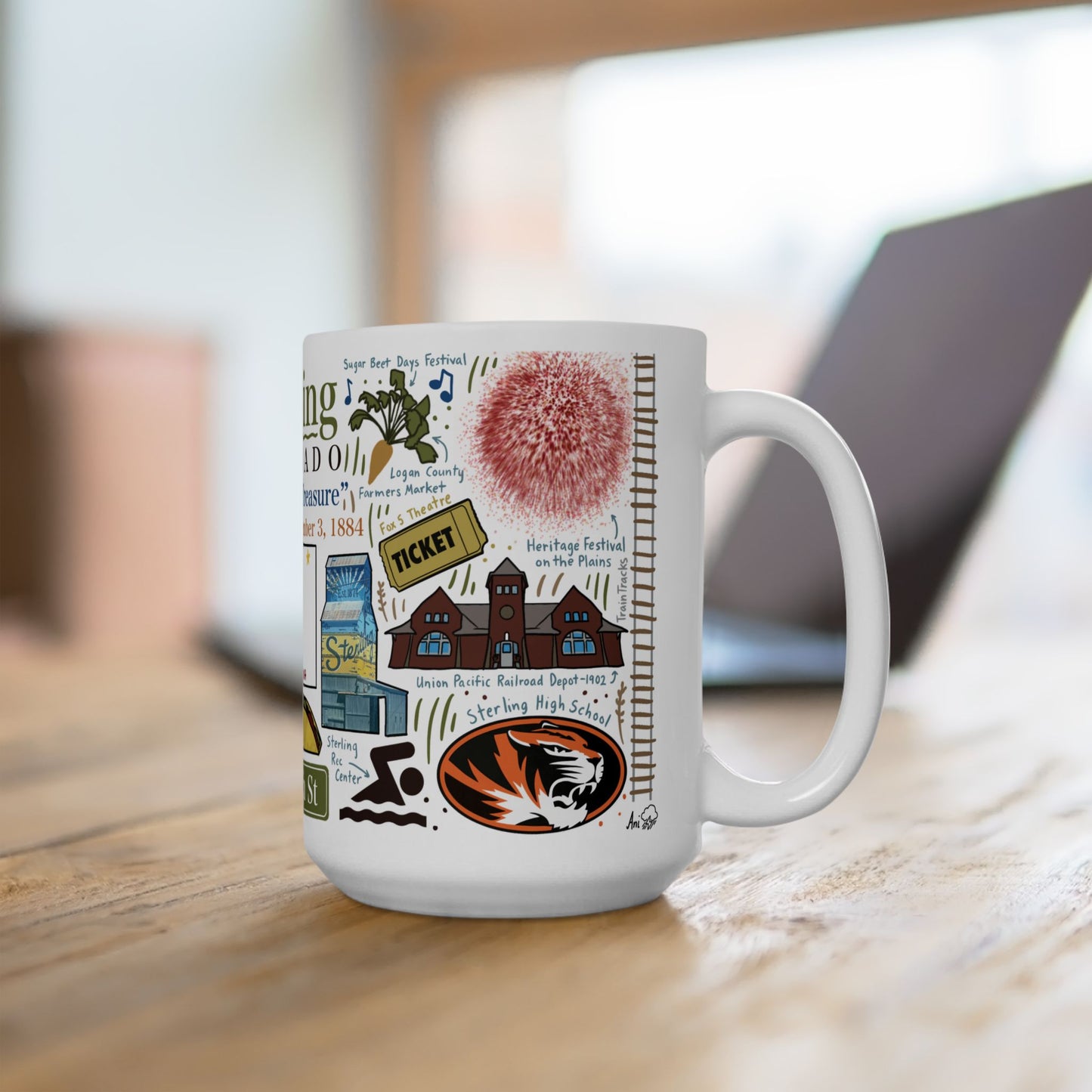 Sterling Colorado - Ceramic Mug 15oz