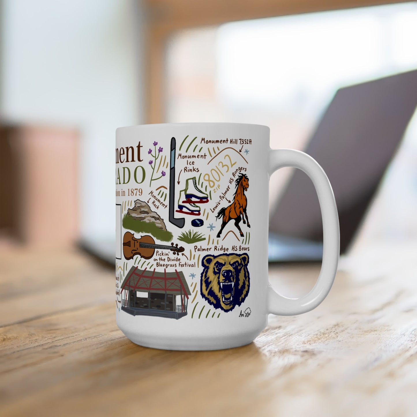 Monument Colorado - Ceramic Mug 15oz