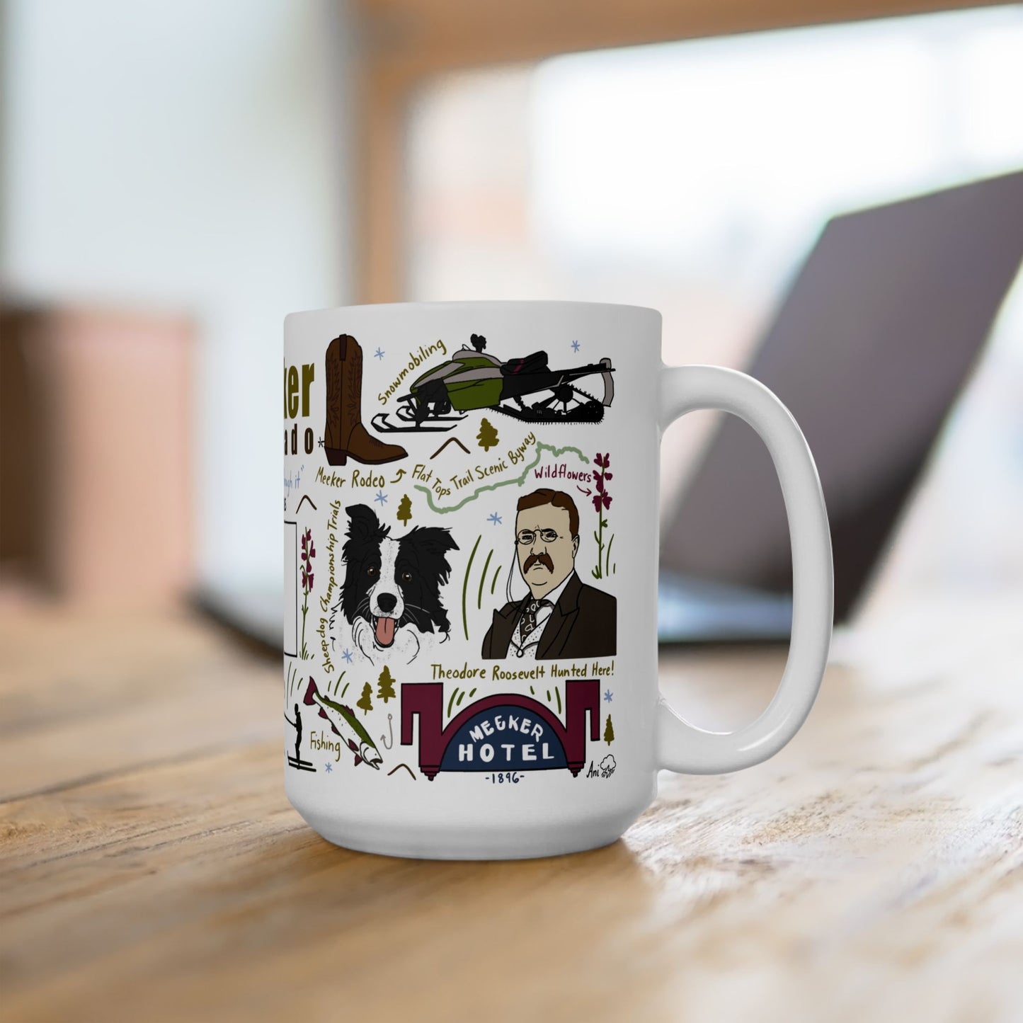 Meeker Colorado - Ceramic Mug 15oz