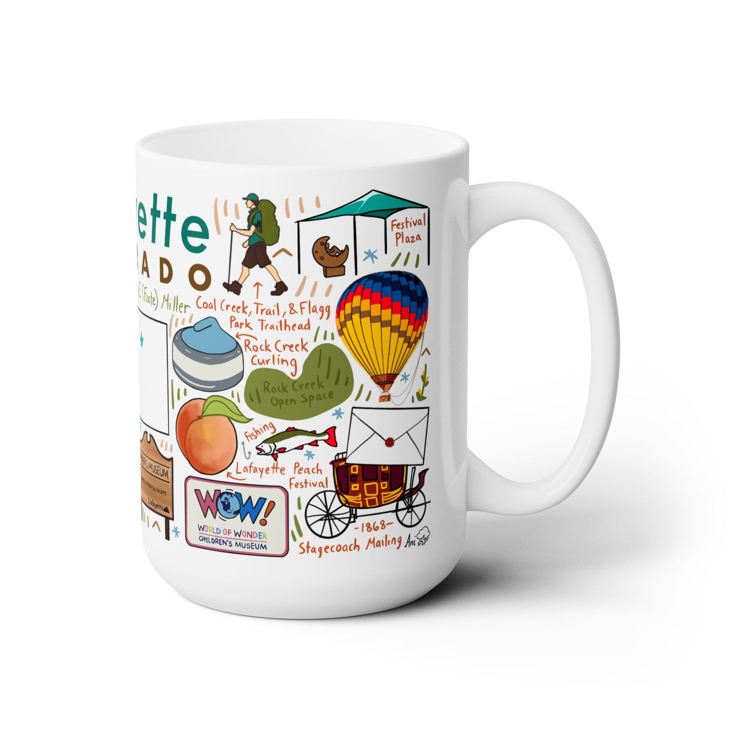 Lafayette - Ceramic Mug 15oz