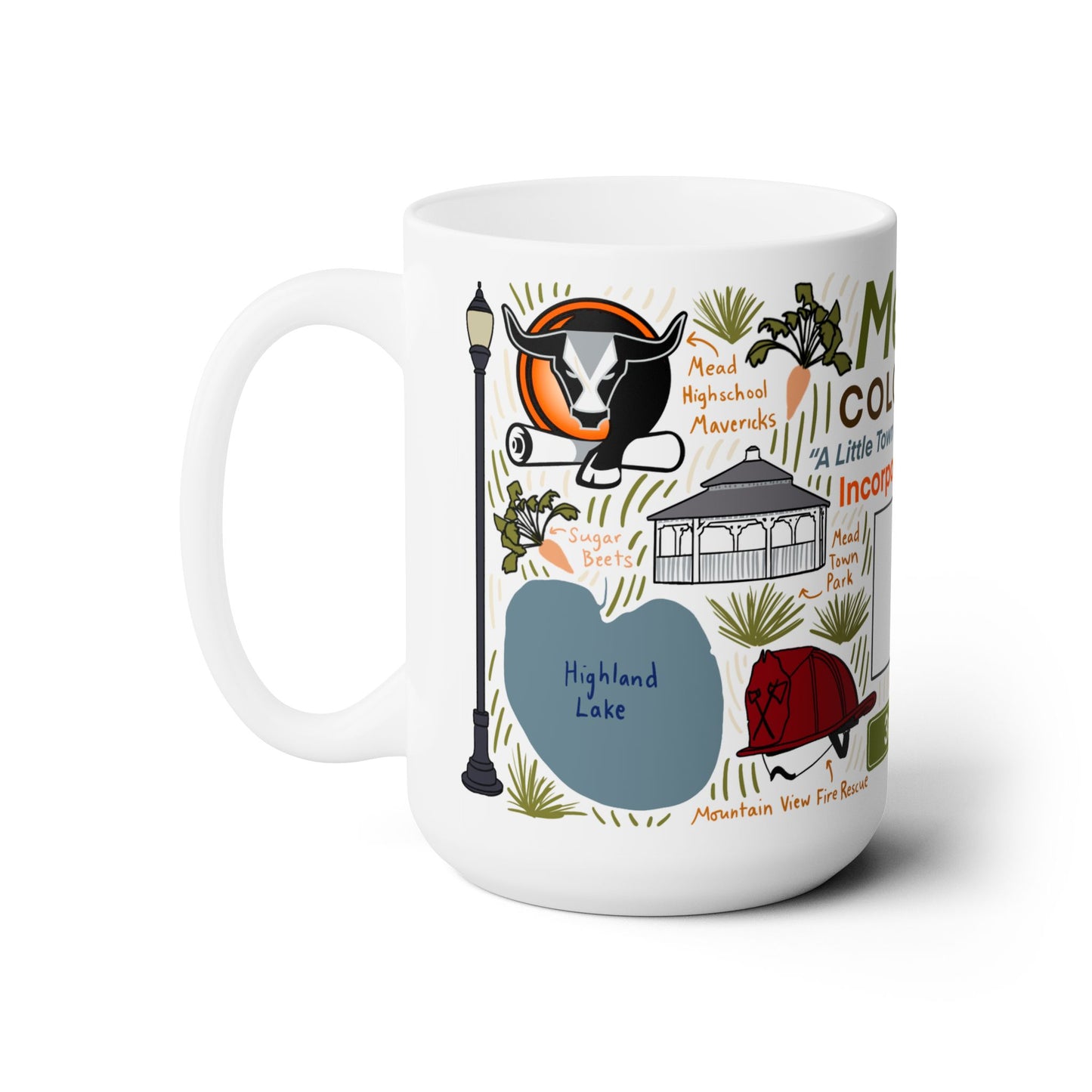 Mead Colorado - Ceramic Mug 15oz