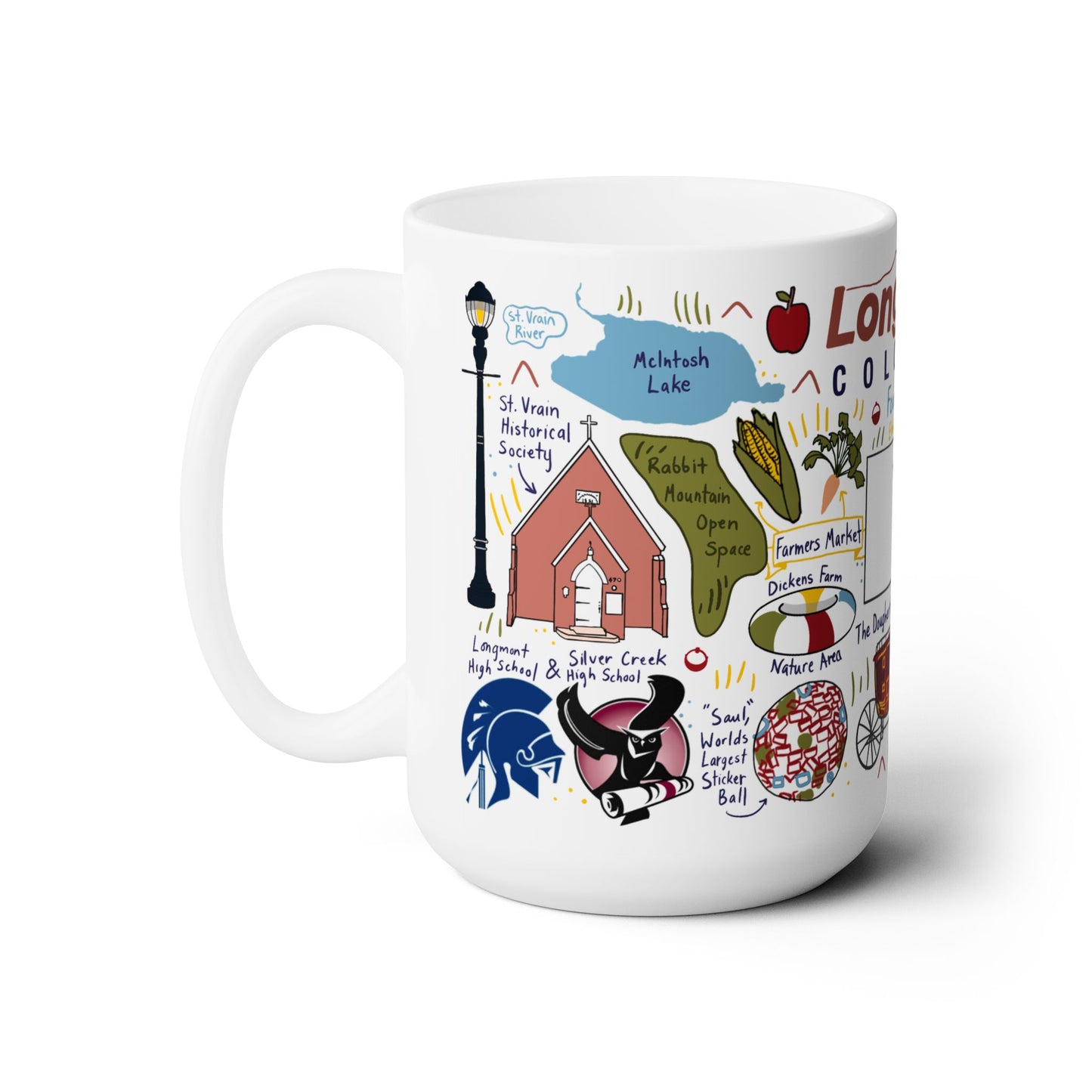 Longmont Colorado - Ceramic Mug 15oz