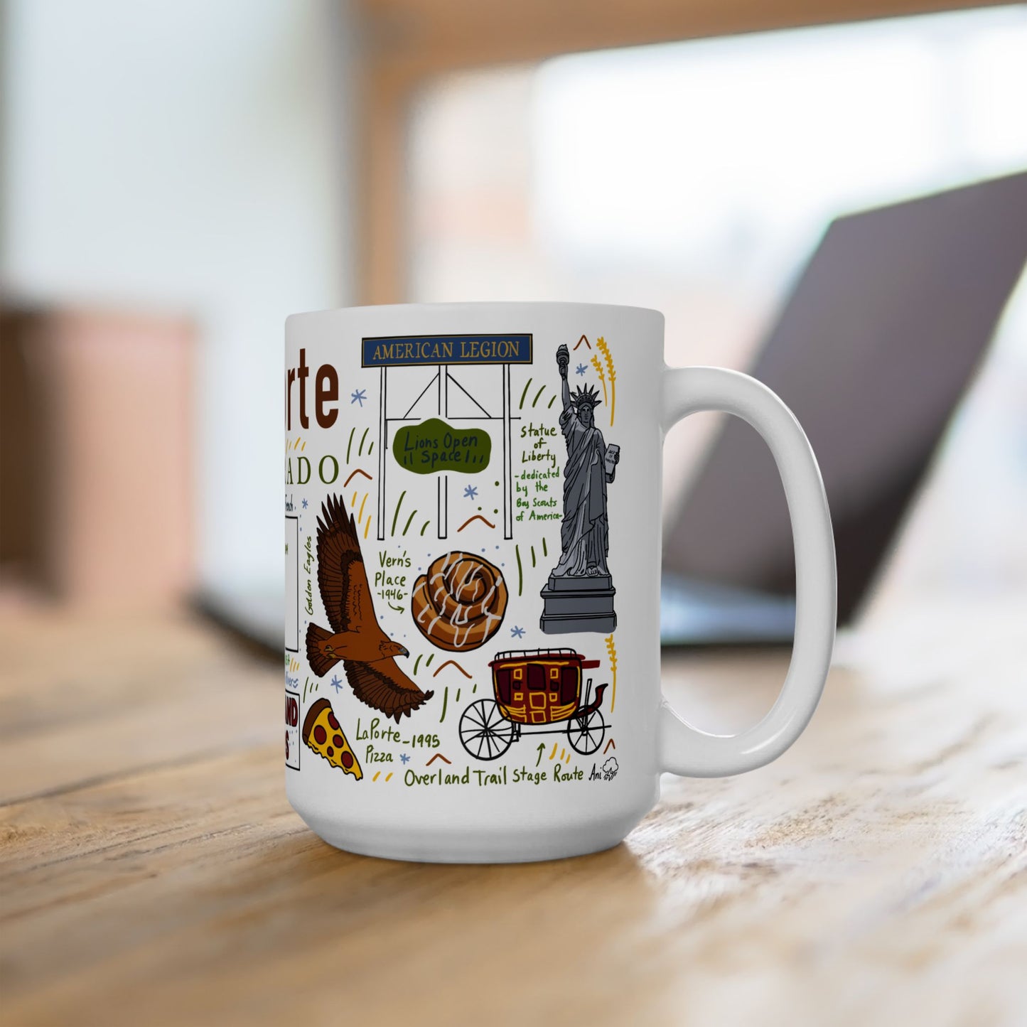 Laporte Colorado - Ceramic Mug 15oz