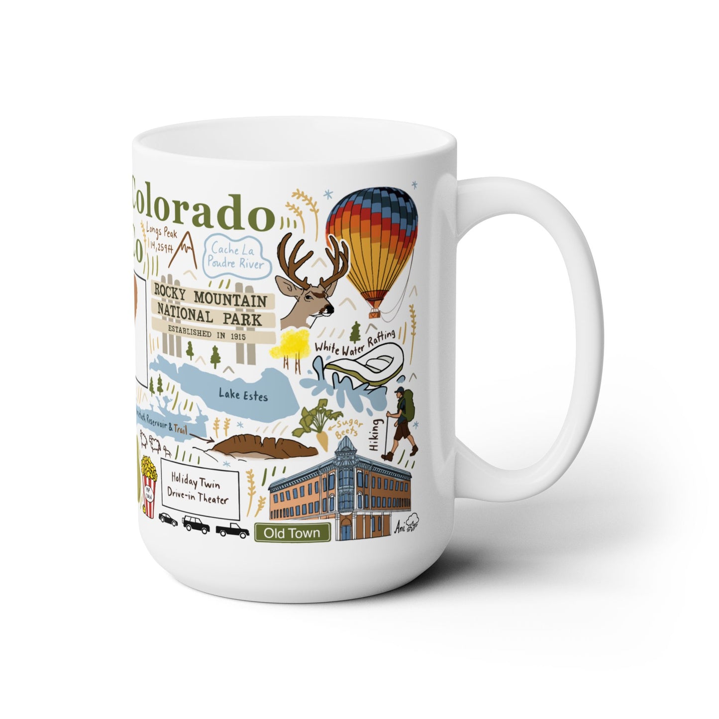 NoCo: Northern Colorado - Ceramic Mug 15oz