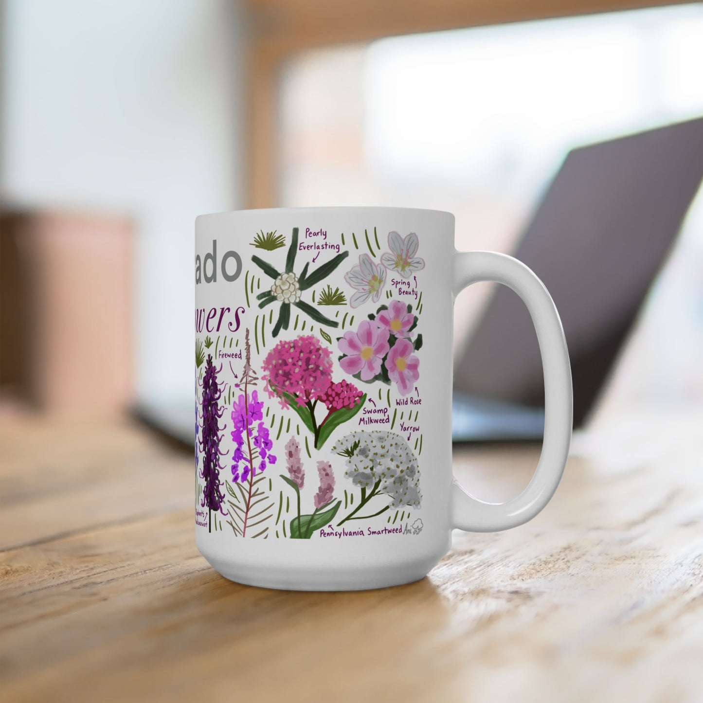 Colorado Wildflowers - Ceramic Mug 15oz