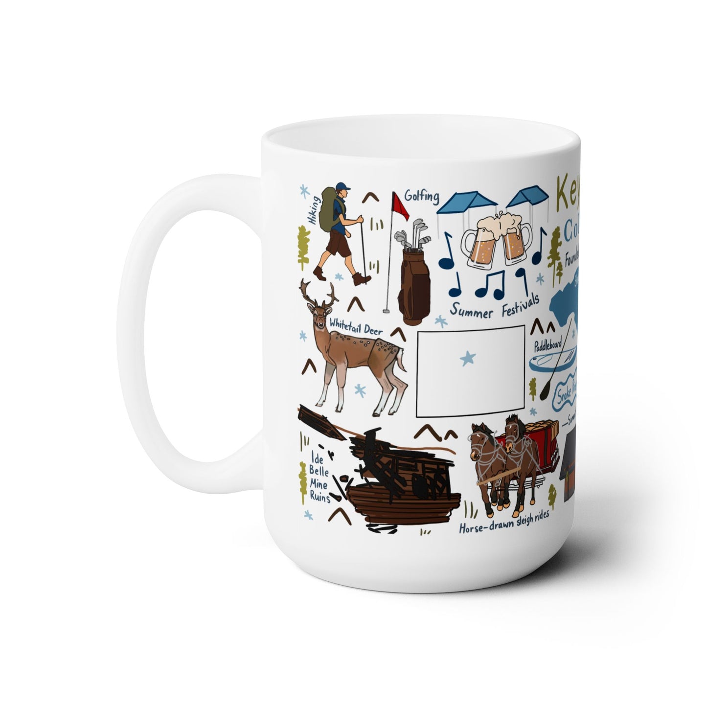 Keystone Colorado - Ceramic Mug 15oz