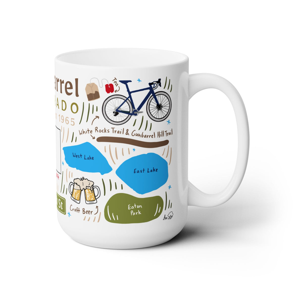 Gunbarrel Colorado - Ceramic Mug 15oz