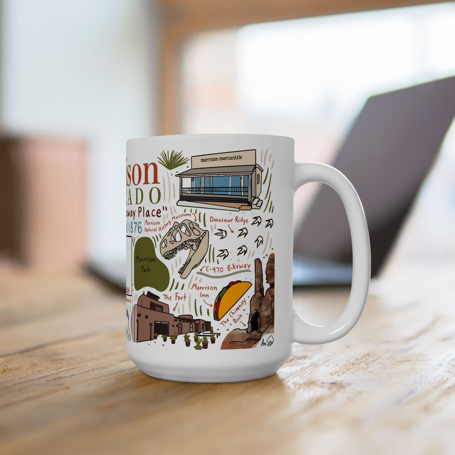 Morrison Colorado - Ceramic Mug 15oz