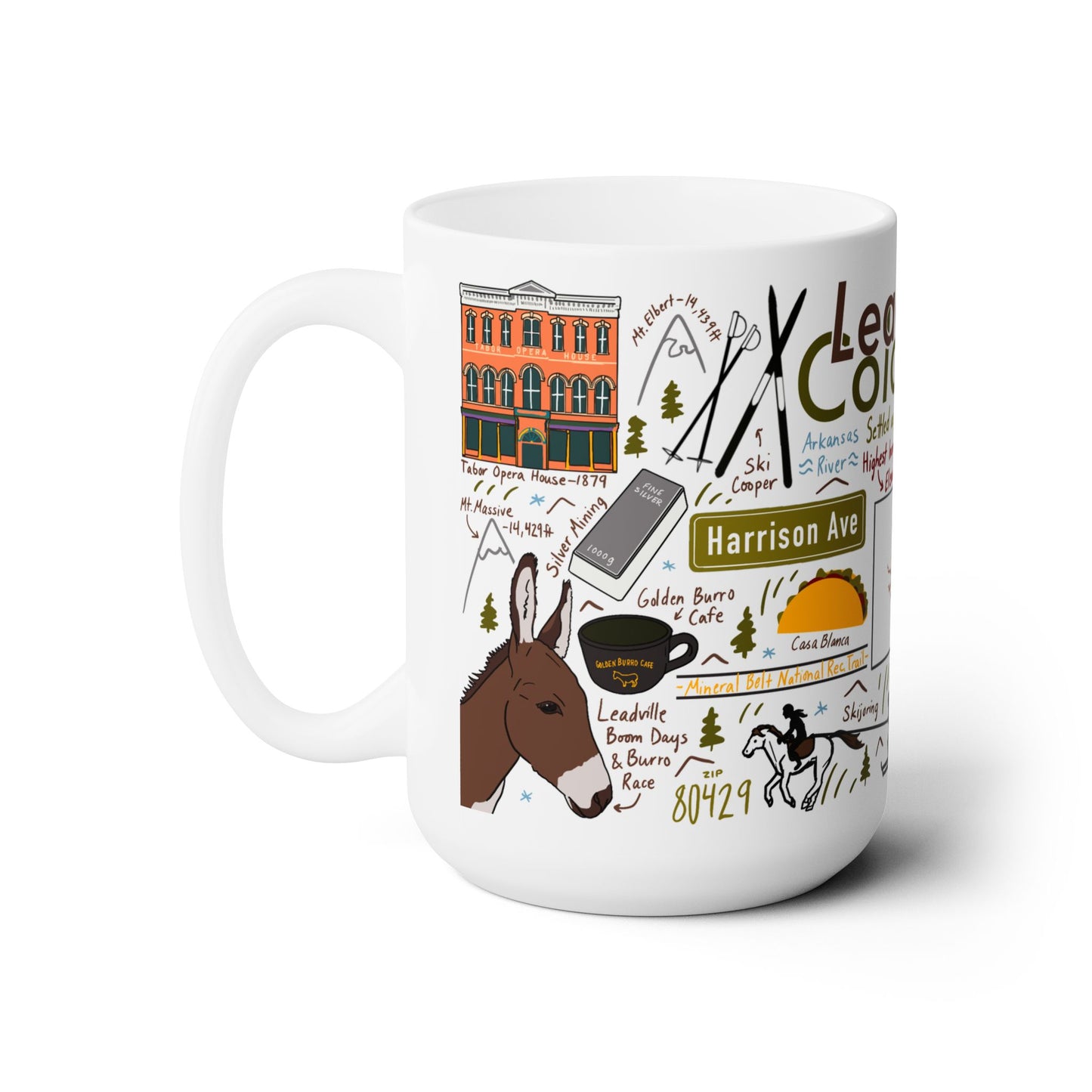 Leadville Colorado - Ceramic Mug 15oz