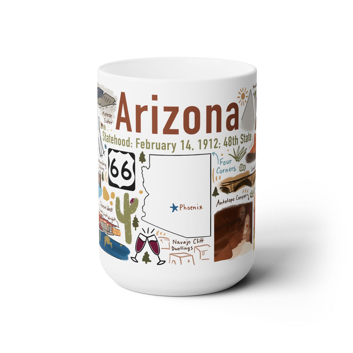 Arizona - Ceramic Mug 15oz
