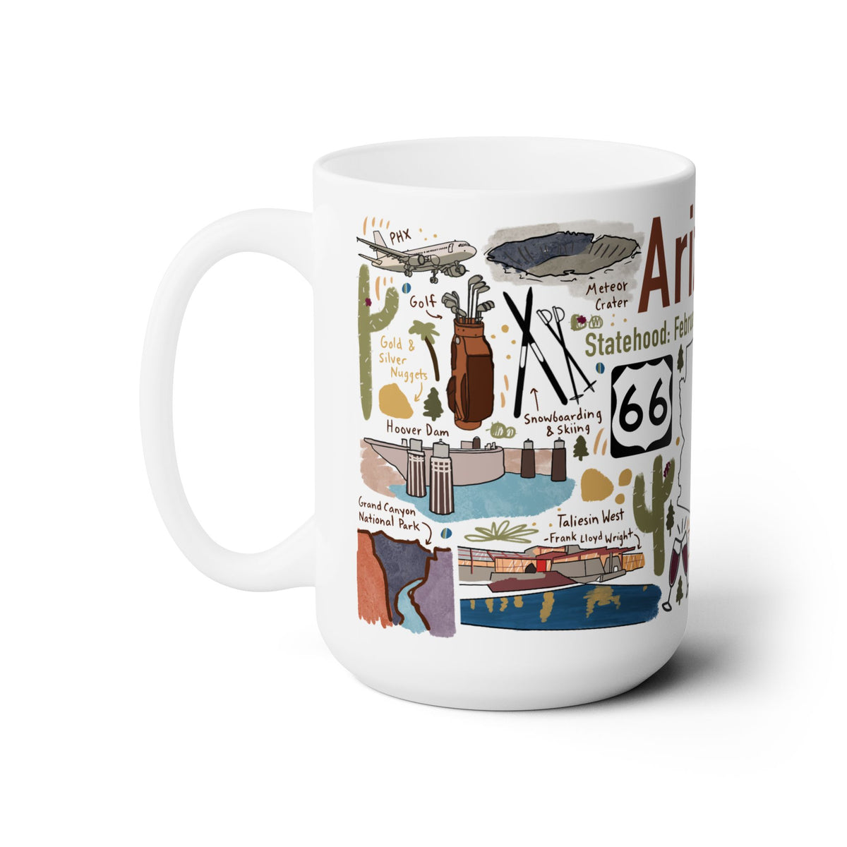 Arizona - Ceramic Mug 15oz