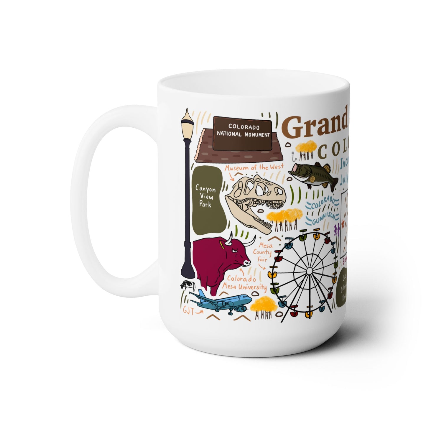 Grand Junction Colorado - Ceramic Mug 15oz