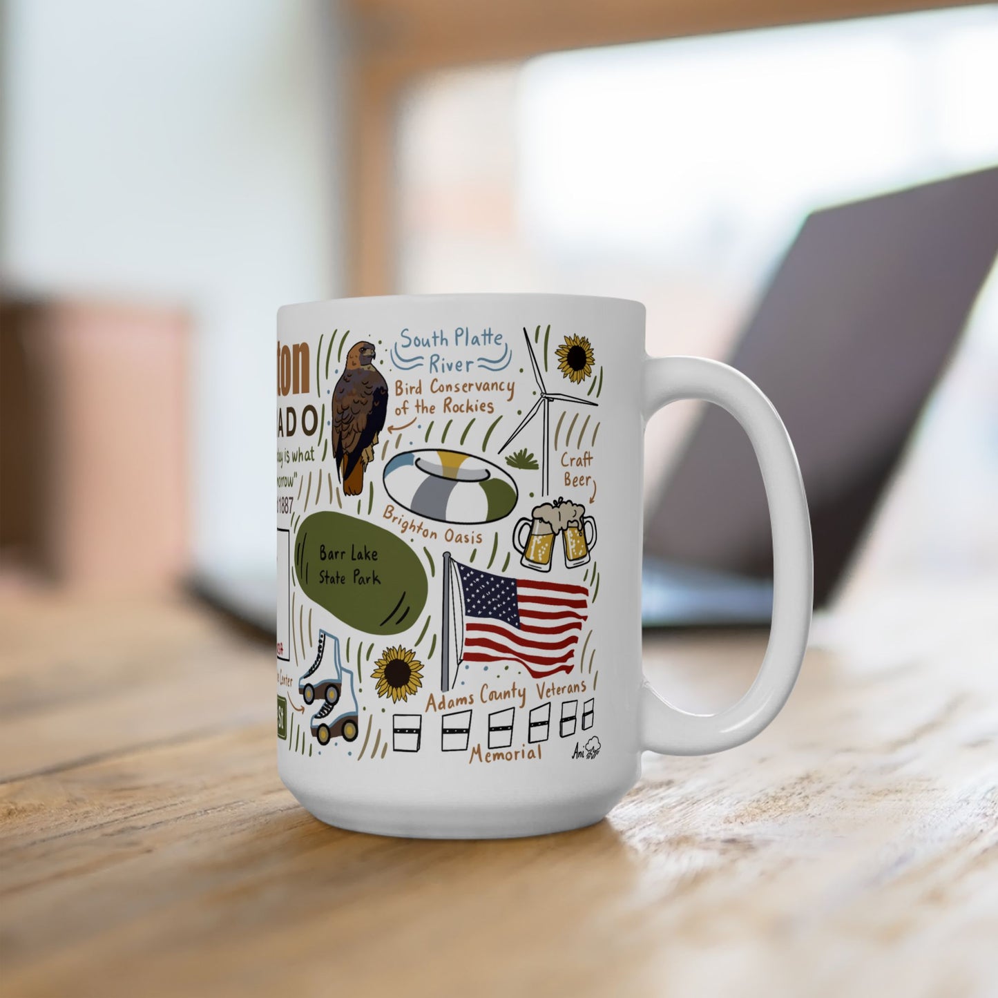 Brighton Colorado - Ceramic Mug 15oz