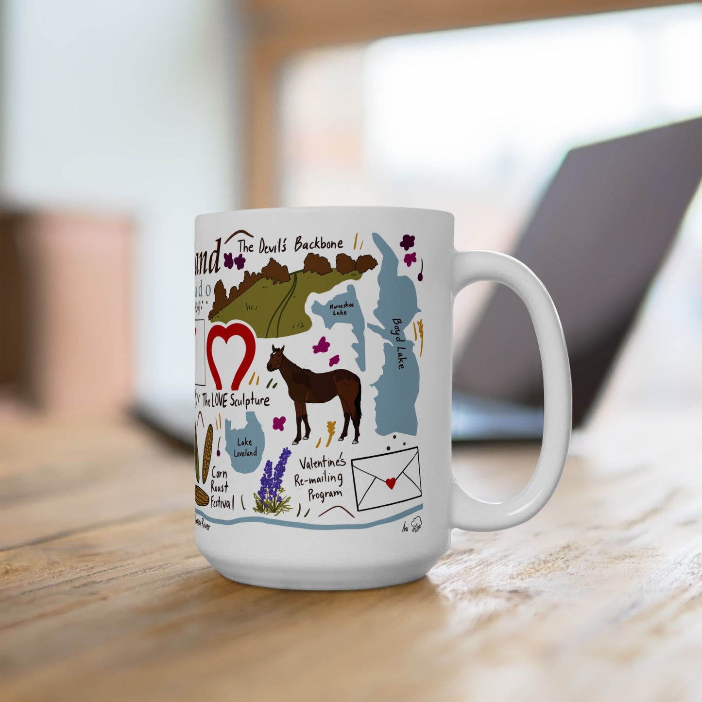 Loveland Colorado - Ceramic Mug 15oz