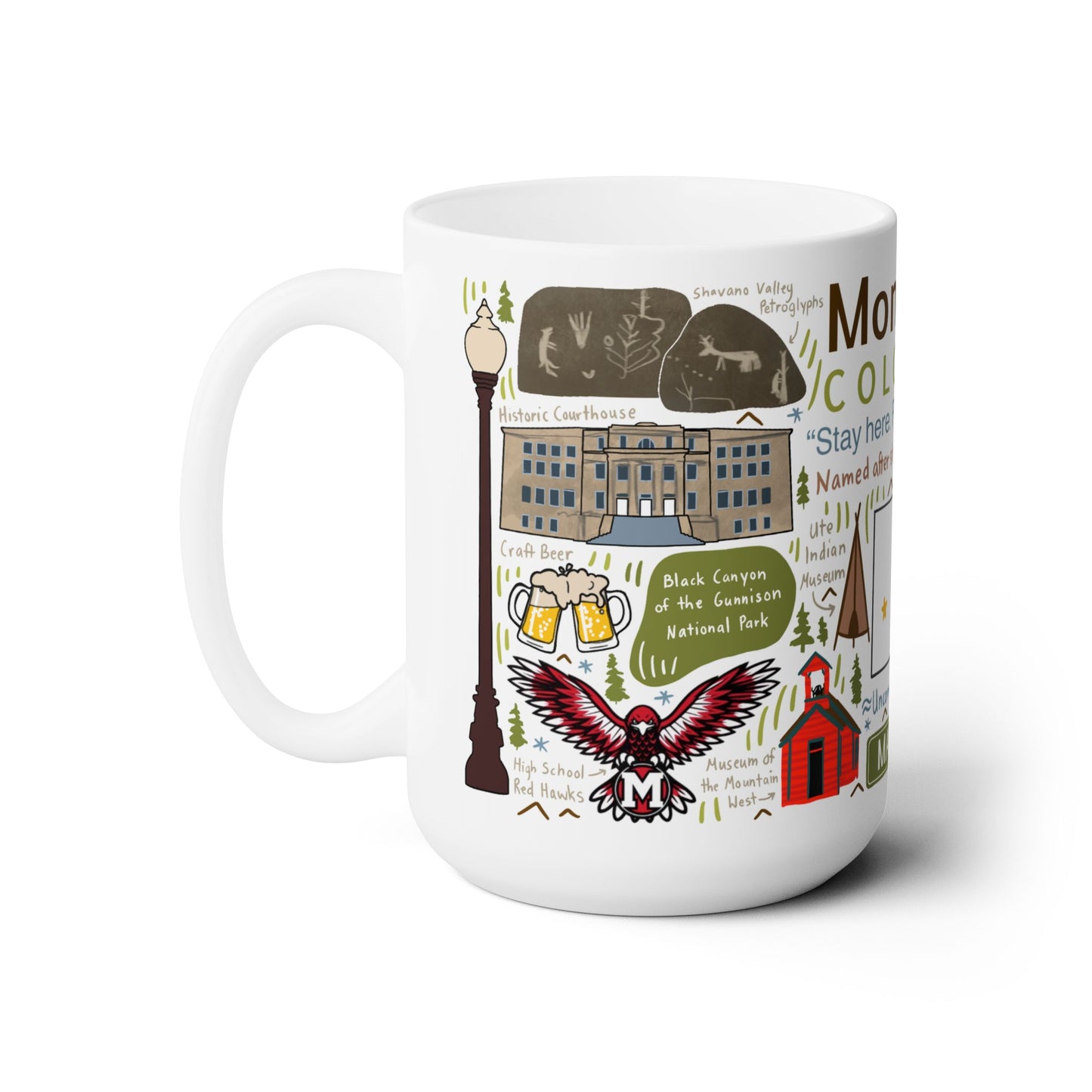 Montrose Colorado - Ceramic Mug 15oz