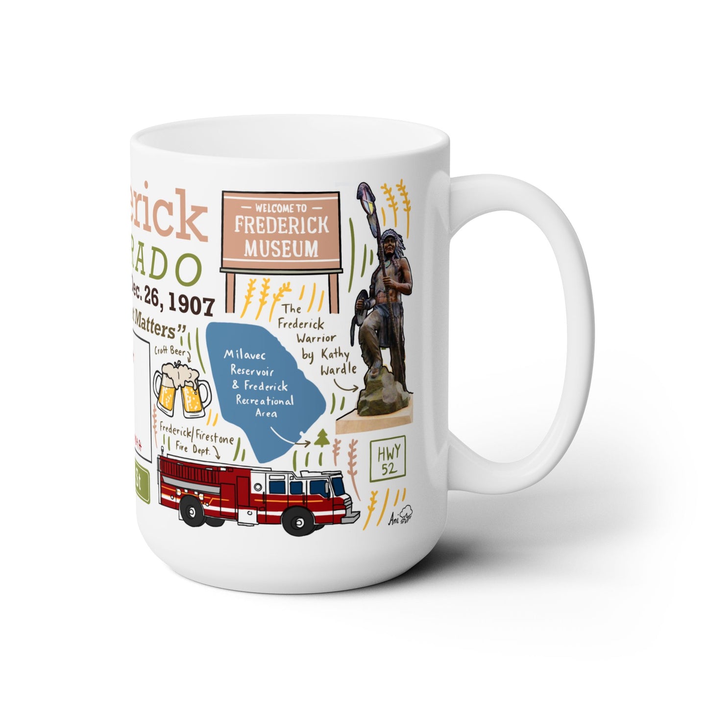 Frederick CO - Ceramic Mug 15oz