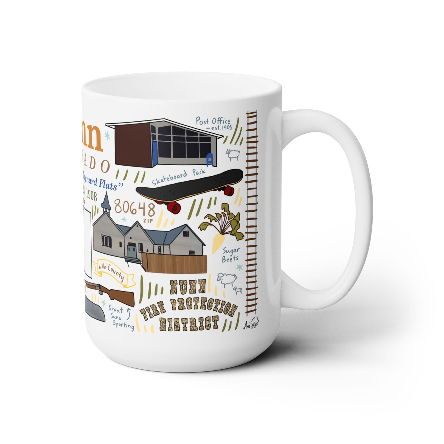Nunn Colorado - Ceramic Mug 15oz