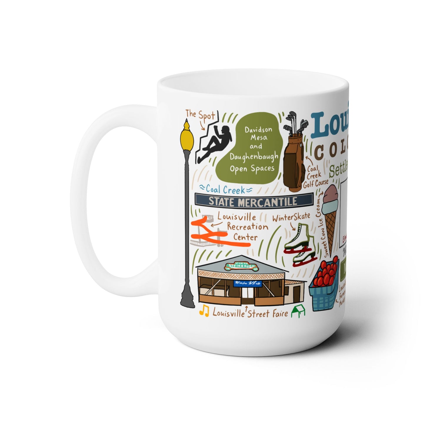 Louisville Colorado - Ceramic Mug 15oz