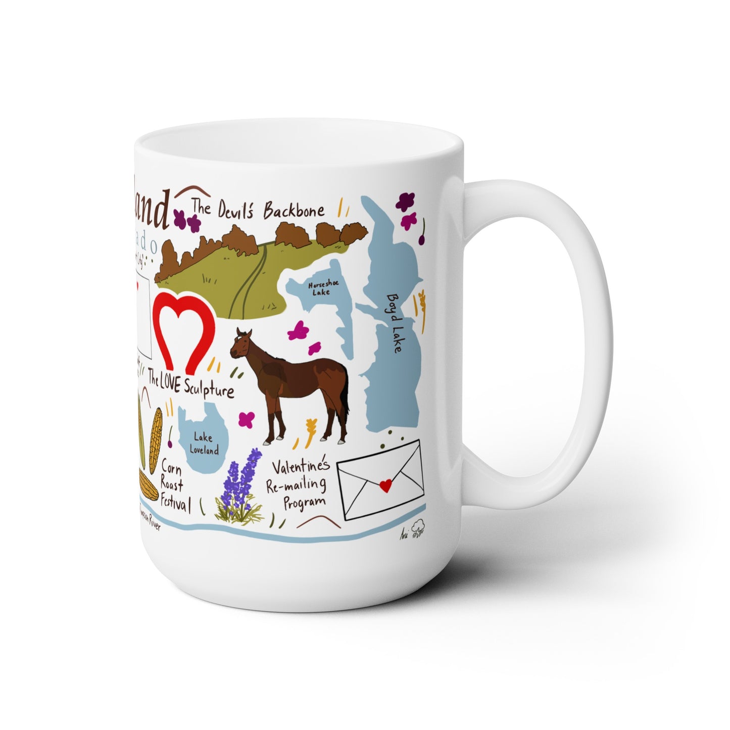 Loveland Colorado - Ceramic Mug 15oz