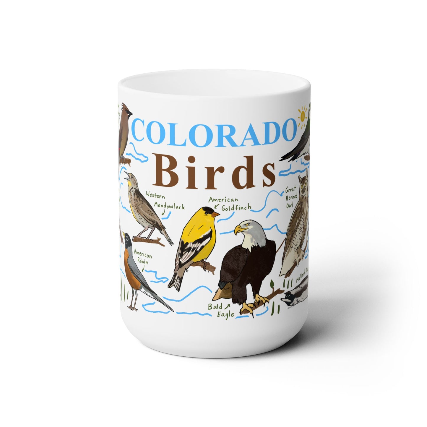 Colorado Birds - Ceramic Mug 15oz