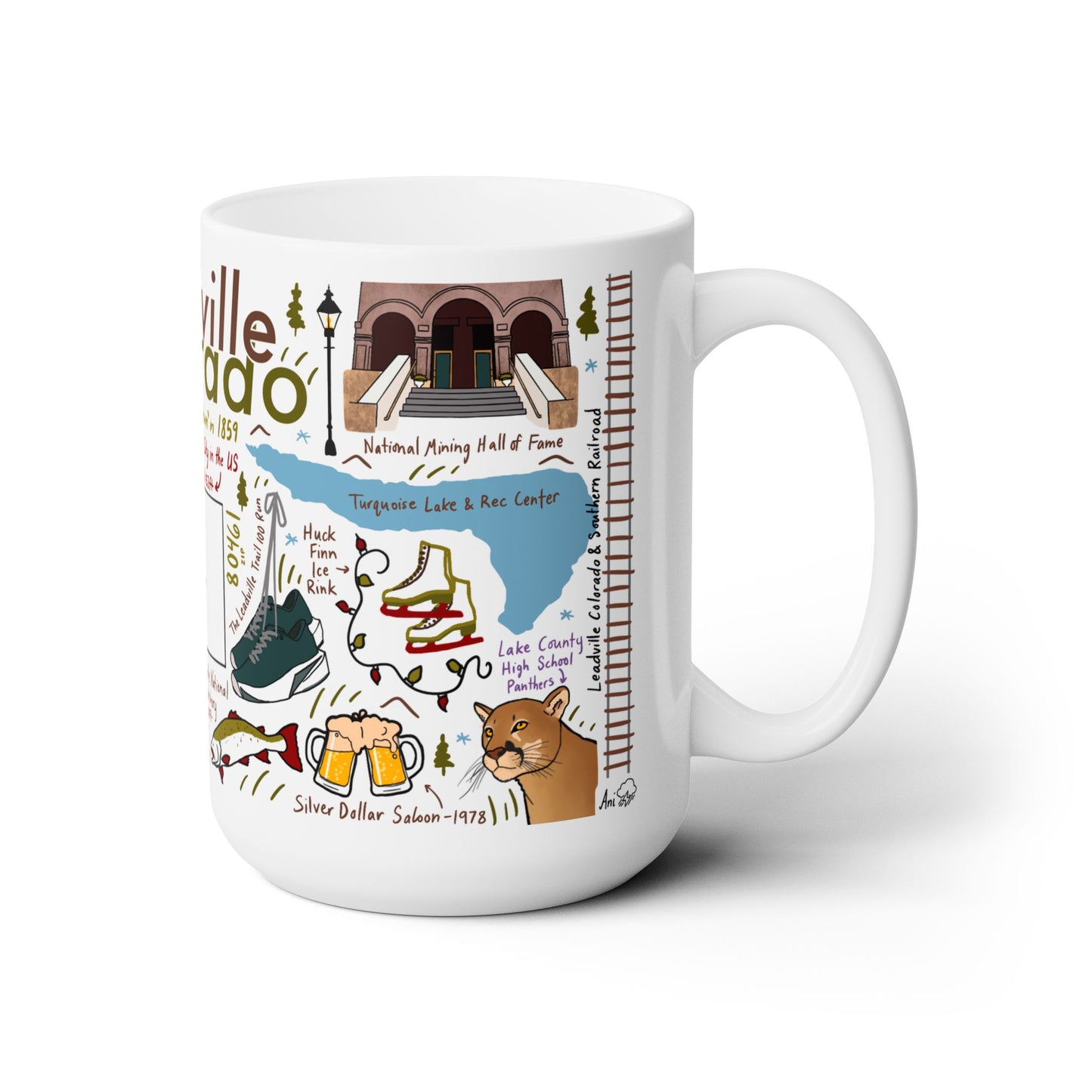 Leadville Colorado - Ceramic Mug 15oz