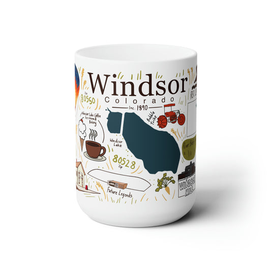 Windsor Colorado - Ceramic Mug 15oz