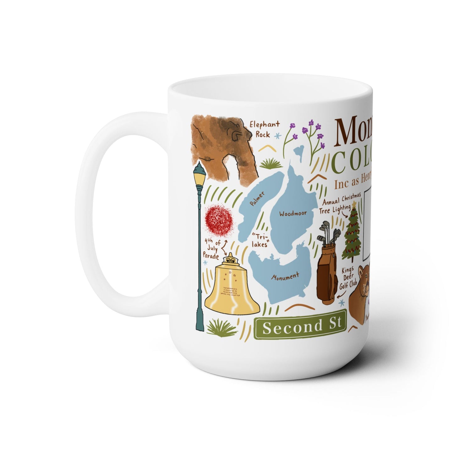 Monument Colorado - Ceramic Mug 15oz