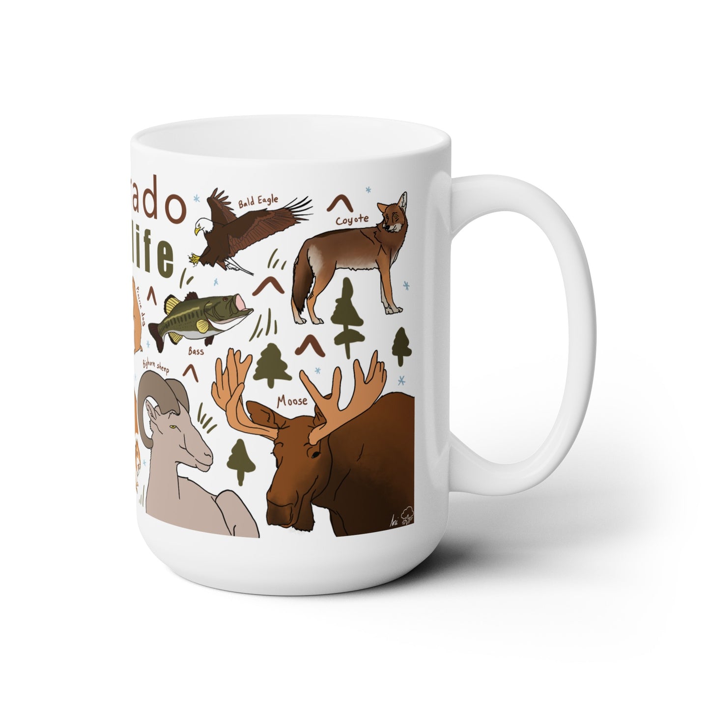 Colorado Wildlife - Ceramic Mug 15oz