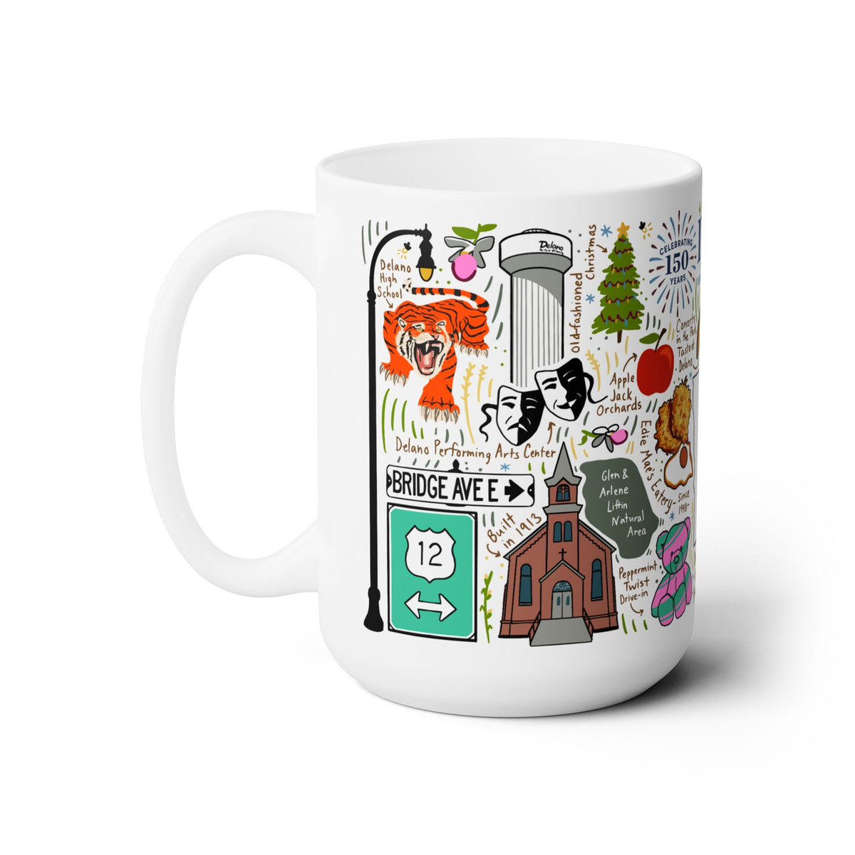 Delano Minnesota - Ceramic Mug 15oz