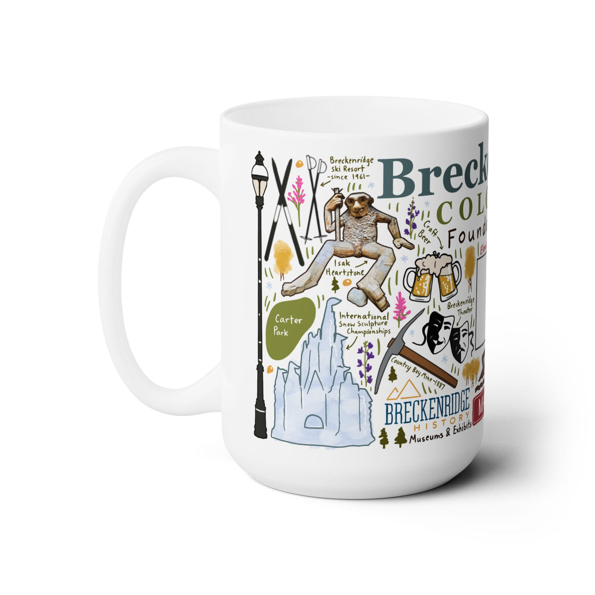 Breckenridge Colorado - Ceramic Mug 15oz