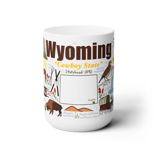 Wyoming - Ceramic Mug 15oz