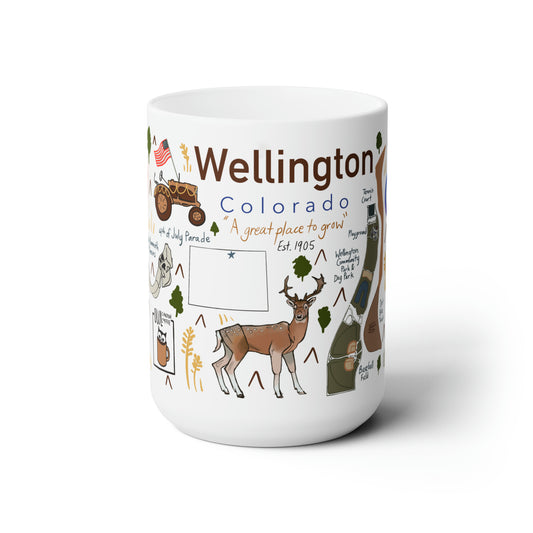 Wellington Colorado - Ceramic Mug 15oz