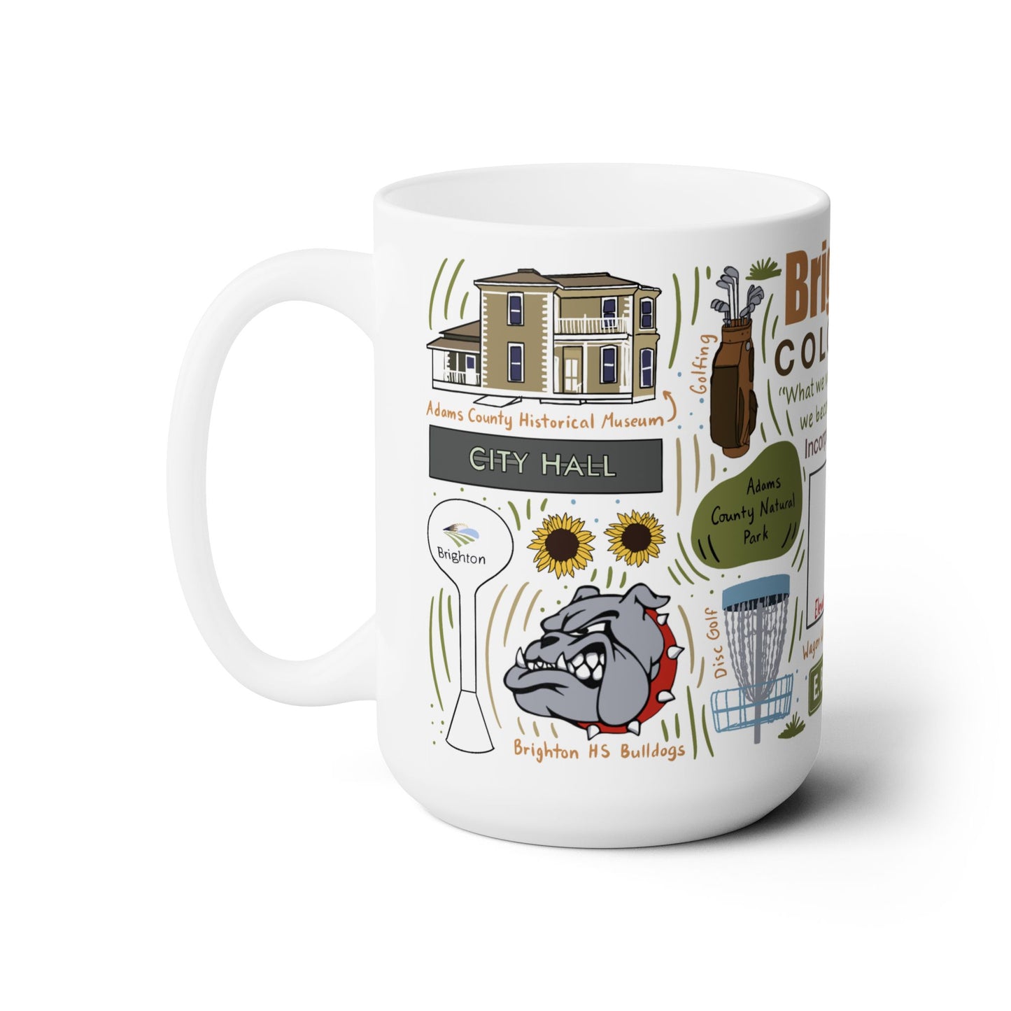 Brighton Colorado - Ceramic Mug 15oz