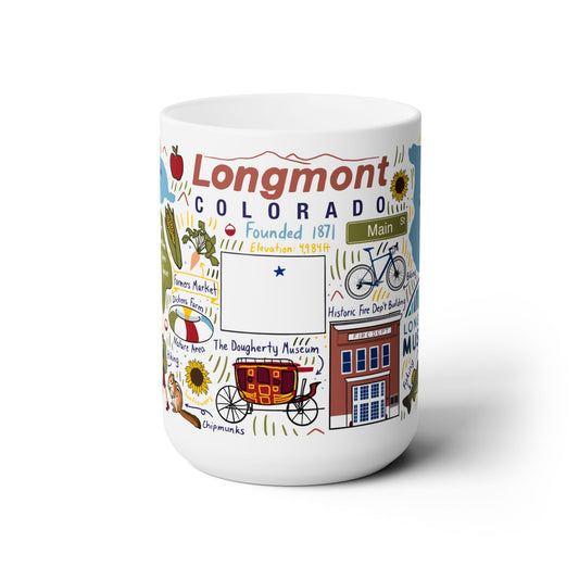 Longmont Colorado - Ceramic Mug 15oz