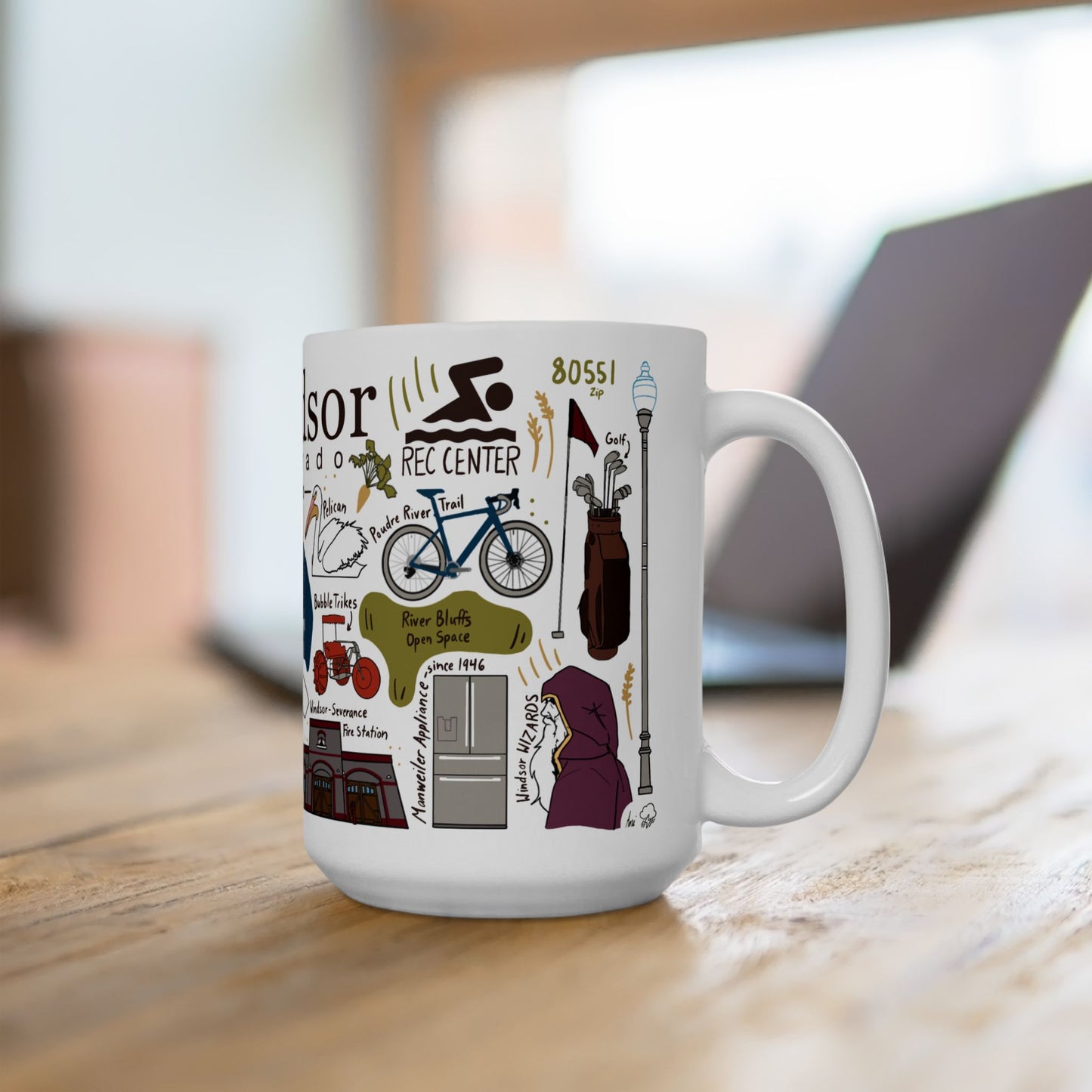 Windsor Colorado - Ceramic Mug 15oz