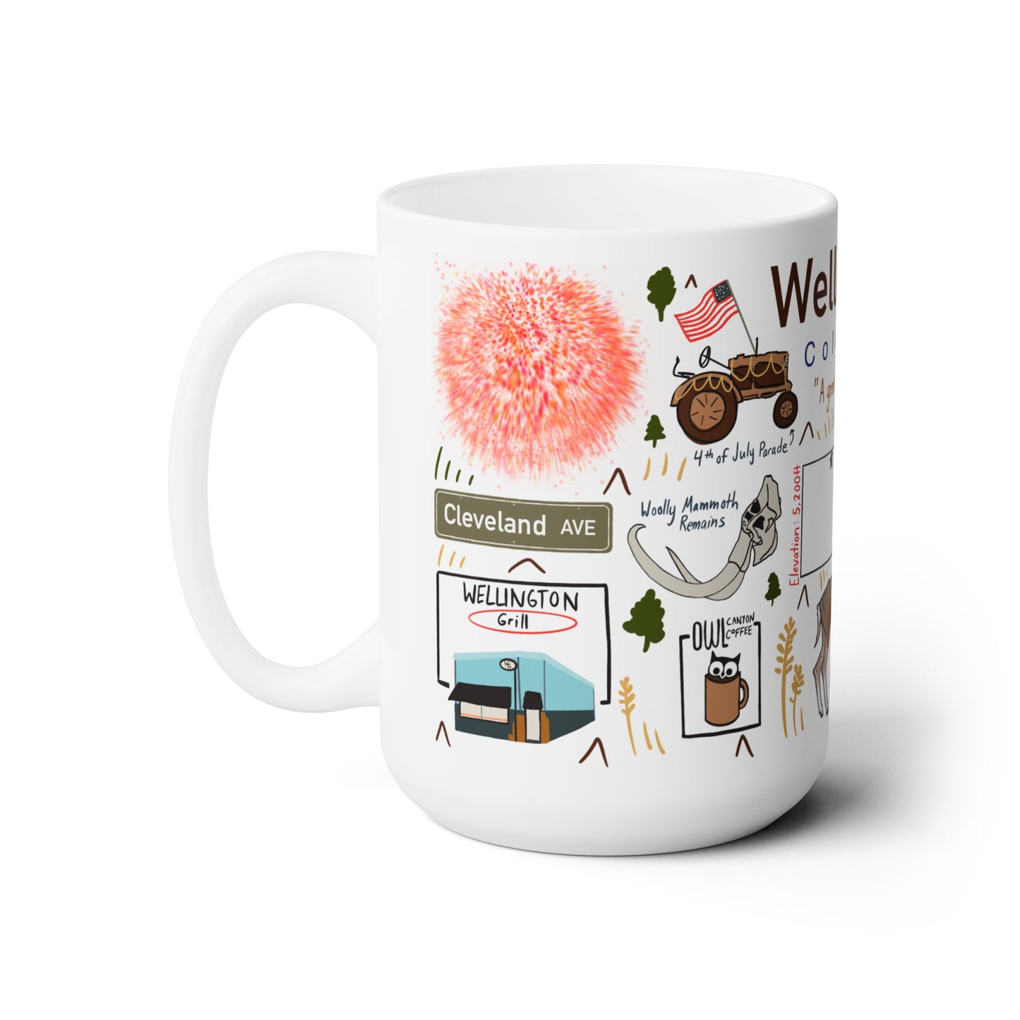 Wellington Colorado - Ceramic Mug 15oz