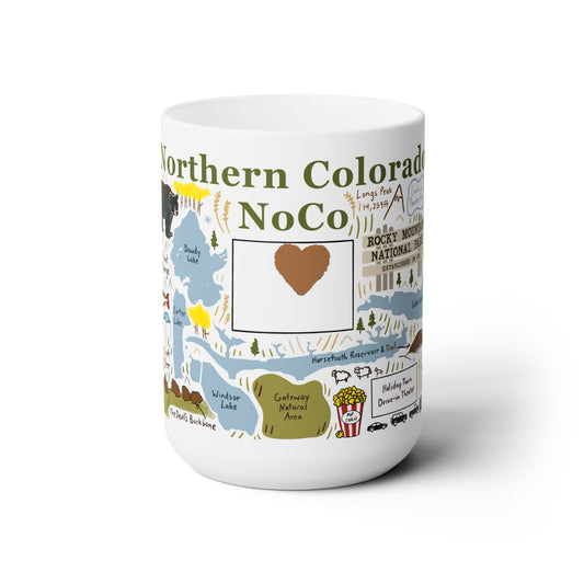 NoCo: Northern Colorado - Ceramic Mug 15oz