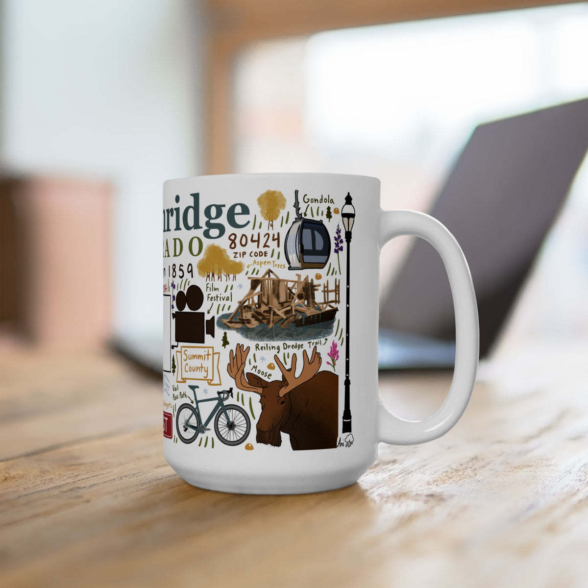 Breckenridge Colorado - Ceramic Mug 15oz