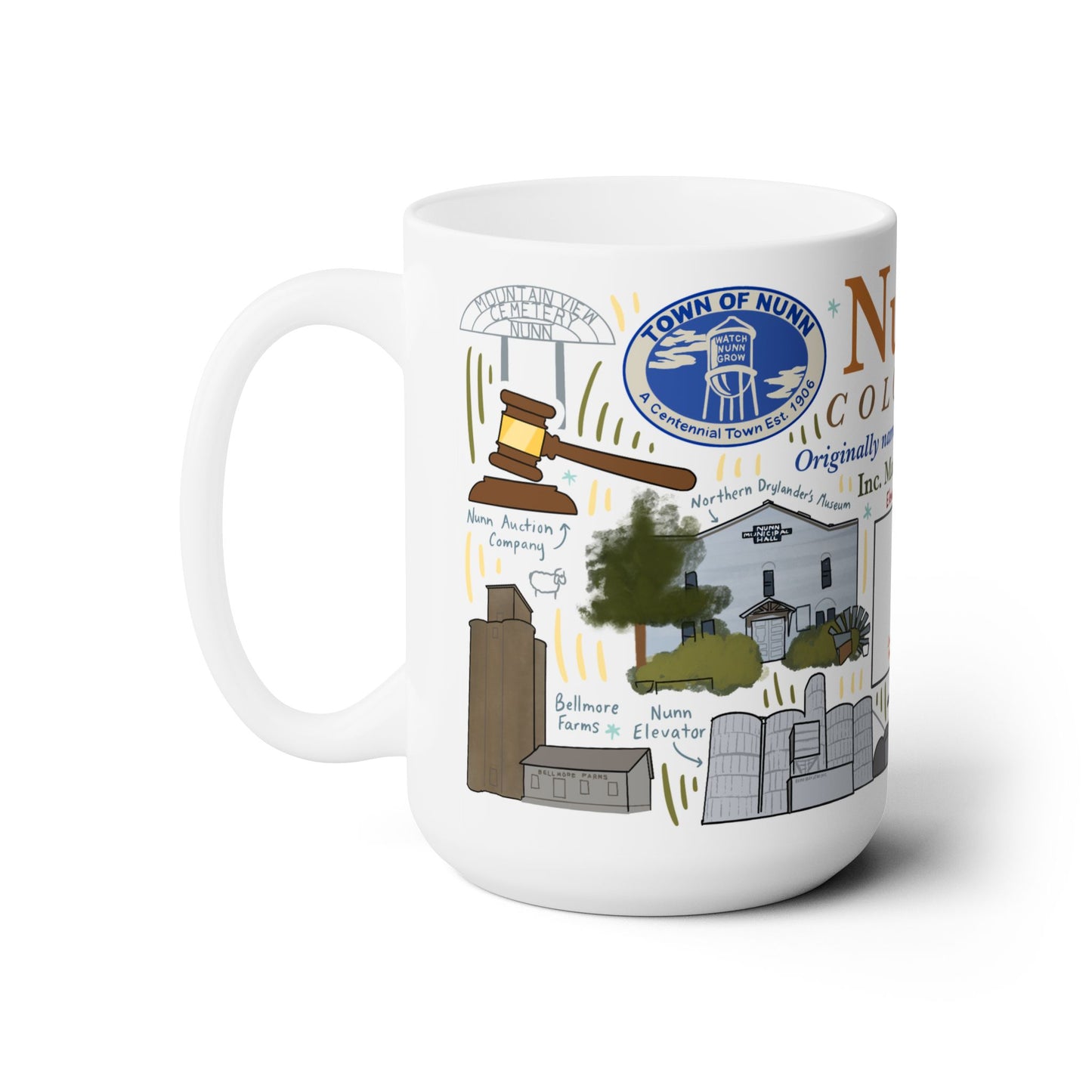 Nunn Colorado - Ceramic Mug 15oz
