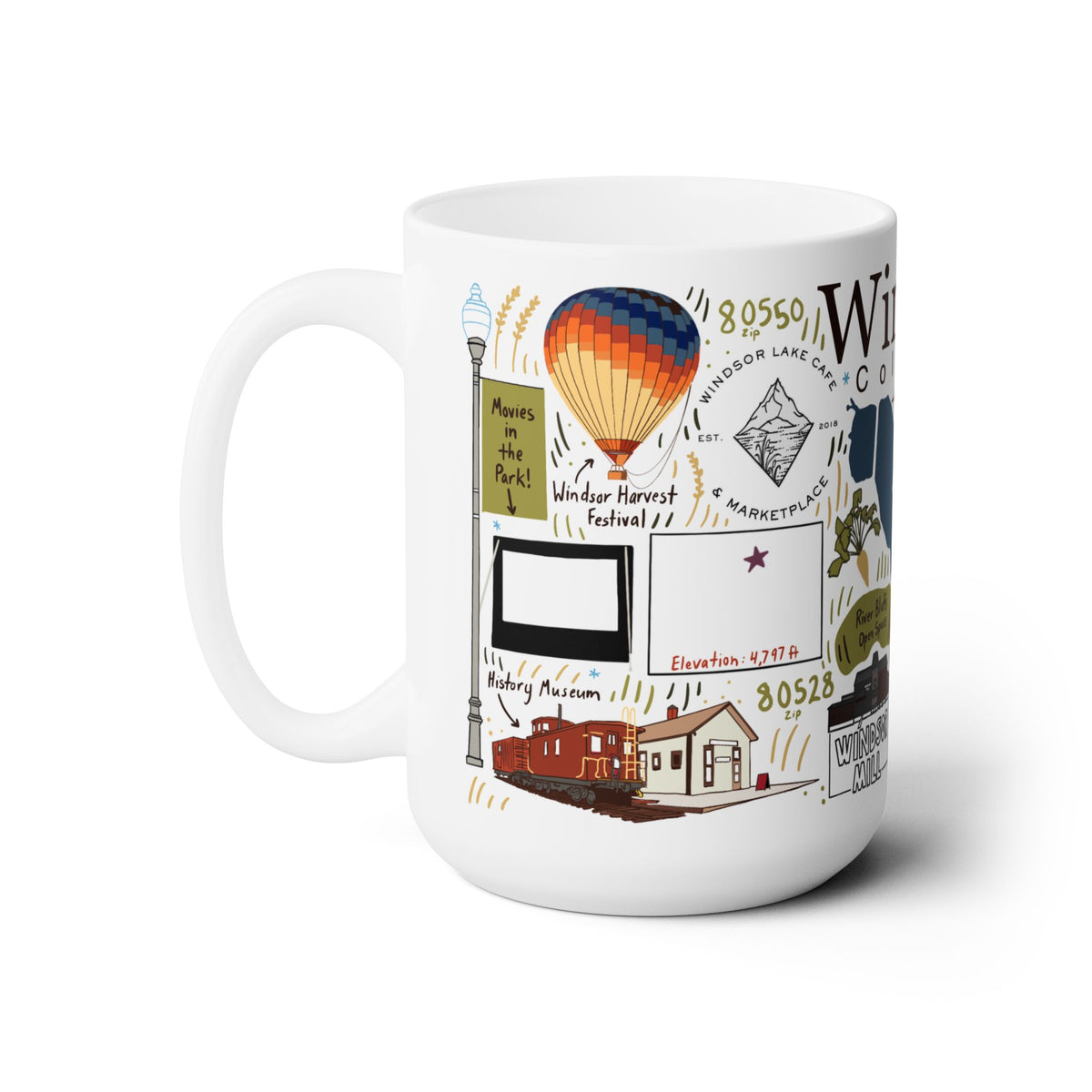 Windsor Colorado - Ceramic Mug 15oz