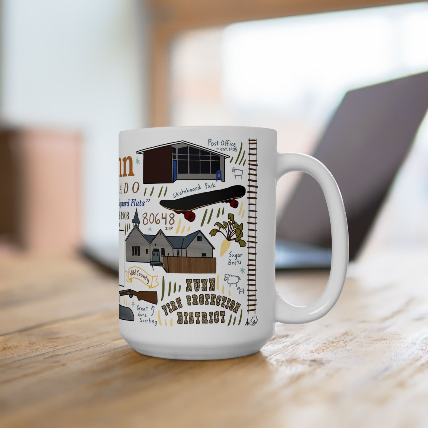 Nunn Colorado - Ceramic Mug 15oz