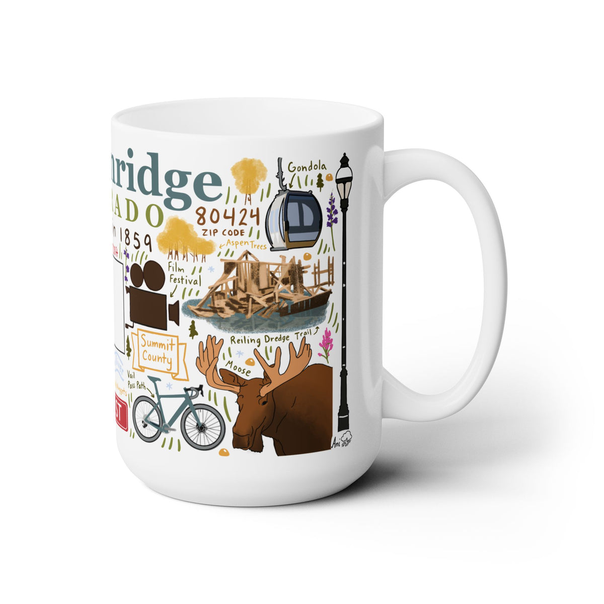 Breckenridge Colorado - Ceramic Mug 15oz